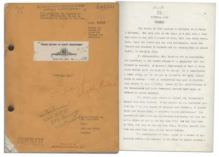 Script for ’’Tortilla Flat’’ -- The 1941 Adaptation of John Steinbeck’s Novel of The Same Name | Nate Sanders