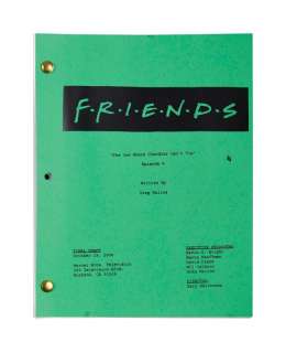 Friends | "The One with the Holiday Armadillo" Script Studio Made Reproduction (B) | Julien’s