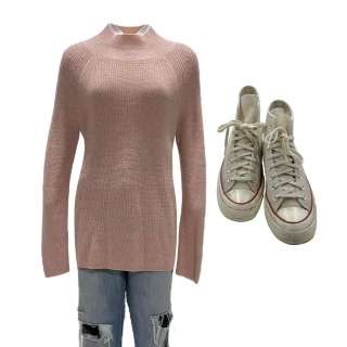 Landscape with Invisible Hand Beth Campbell’s Tiffany Haddish Long Sleeve, Crew-Neck Sweater, Button-Front Pants & Lace-Up Shoes | VIP Fan Auctions