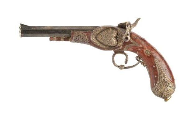 The Mexican (2001) | Lot 947 : Stunt "The Mexican" Flintlock Pistol | Propstore