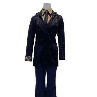 Snowpiercer Alexandra Cavill’s Rowan Blanchard Button-Front Jacket, Long Sleeve, Button-Front Shirt, Zip-Front Pants & Tie | VIP Fan Auctions