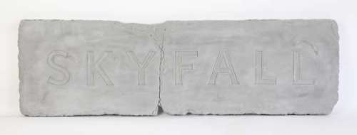 James Bond Skyfall (2012) A sign from the original mould, the signs on the film were made by the… | Ewbank’s