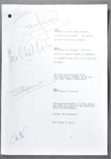 Lot 105 - ONLY FOOLS & HORSES - MULTI-SIGNED SCRIPT PAGE - PRUSSIA WITH LOVE