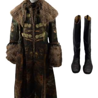 The Great Peter’s Nicholas Hoult Canvas Print Life Coat, Leopard Print, Furry Waistcoat, Breeches, Stock & Boots | VIP Fan Auctions