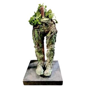 Swamp Thing Screen Used Suit Legs & Feet W/ Stand | VIP Fan Auctions