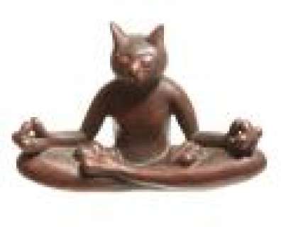 CSI | Russell’s Office Meditating Cat Sculpture | ScreenBid