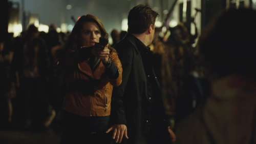 Stana Katic Castle Screen Worn Marc Jacobs Jeans Undead Again | Piece of the Past