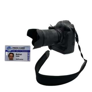 Civil War Bohai Evan Lai Screen Used Stunt Camera & Press ID | VIP Fan Auctions