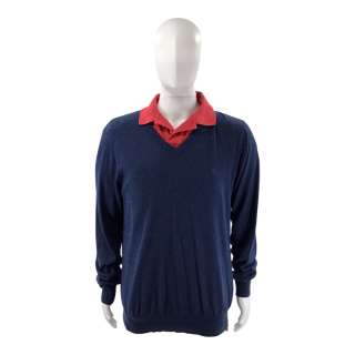 Lot #56: Saltburn Felix Catton (Jacob Elordi) Screen Worn Jumper & Polo Shirt Ch 331 Sc 103pt-109