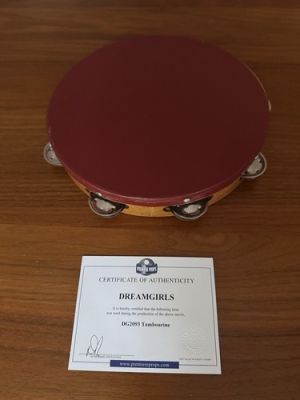 Dreamgirls (2006) Screen Used Movie Prop Tambourine Premiere Props COA