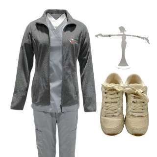 Road House Ellie Screen Worn Jacket, Shirt, Pants, Lace-Up Shoes & Earrings Ch 1 Sc 20 & 21 | VIP Fan Auctions