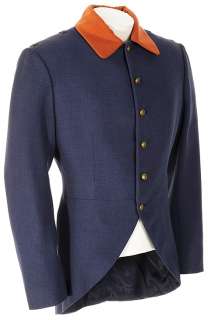 Lot 708 - Tyrone Power "Paul Van Riebeck" blue period tunic from Untamed.