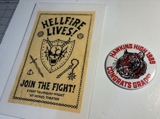 Stranger Things Season 5 Screen Used Prop Hellfire Club Hawkins High