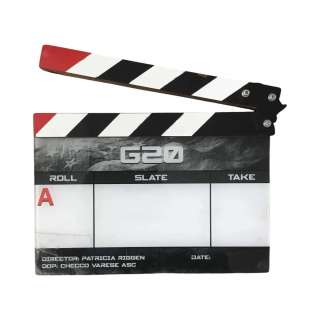 G20 Production Used (A) Clapper Board | VIP Fan Auctions