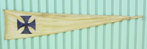 Lot 4244 - Kingdom of Heaven (2005) (Prop Templar flag with rare props coa. 62cm x 260cm