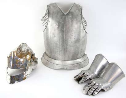 First Knight (1995) - Production used body armour comprising clamshell, helmet and gloves. The clams | Ewbank’s