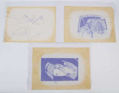 Star Wars: Dye Line Art Print Collection. Collection of 3 Star Wars Dye line prints, to include;… | Ewbank’s