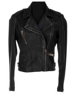 Dirk Gently’s Holistic Detective Agency | Hannah Marks ’Amanda Brotzman’ customized black leather jacket from Dirk Gently’s... | Profiles in History