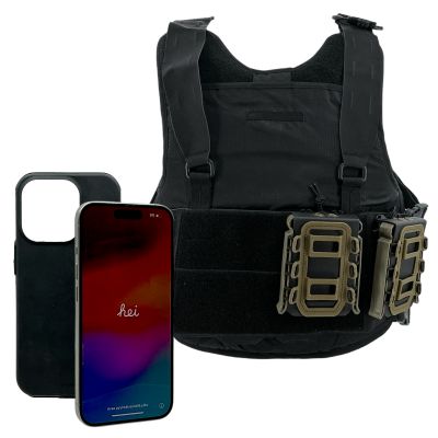 Mercy Rob Nelson Screen Used Iphone, Tactical Vest & Phone Case | VIP Fan Auctions