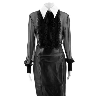 Lot 74: Relationship Goals Leah Caldwell Screen Worn Shirt & Skirt Ch 19 Sc Multiple | VIP Fan Auctions