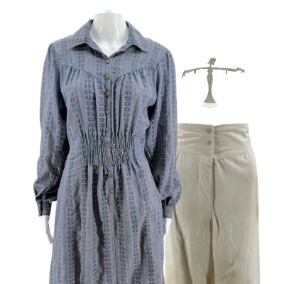 The Bluff Ercell Screen Worn Dress, Bloomers & Earrings Ch 4 Sc Multiple Level 1 | VIP Fan Auctions
