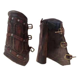 Lot 278 - Hero Leather Gauntlets (Mentius) - The Chronicles of Narnia (2005)