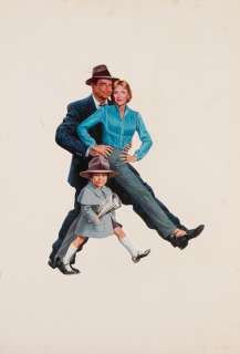 Lot 558 - Julie Andrews and Walter Matthau vintage original poster art from Little Miss Marker.