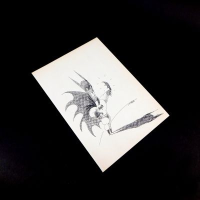 Batman Returns - BATMAN RETURNS ‘Batman with Batarang‘ Tim Burton Original Art (7001-M28)