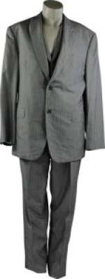 Ballers - Spencer‘s Custom Gray Pinstriped ALBA Suit....