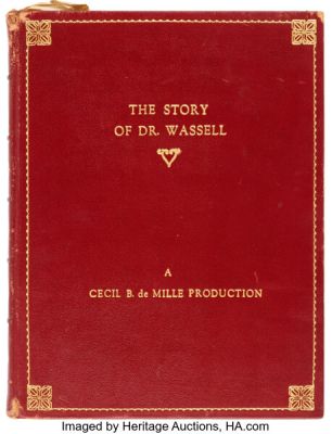 The Story of Dr. Wassell (Paramount, 1944), Leather Bound Presentation Script. | Heritage