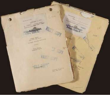 Lot 153 - SCRIPT AND DIALOGUE CUTTING CONTINUITY FROM "SUSAN LENOX: HER FALL AND RISE"