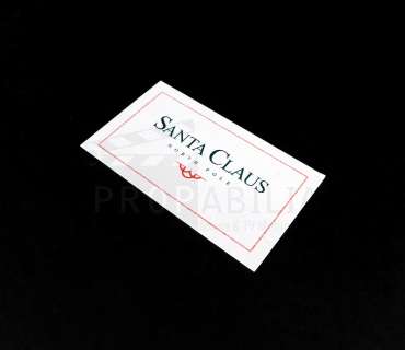 The Santa Clause 2 (Buena Vista Pictures Distribution, 2002) - Santa’s Business Card (0045) | Propabilia