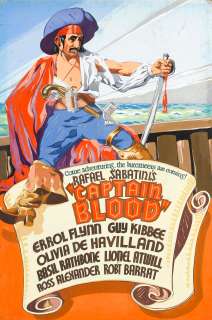 An original promotional painting for Captain Blood | Bonhams