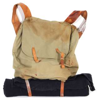 "Titanic" Danny Nucci Screen Used Knapsack and Blanket Roll | Gotta Have Rock and Roll