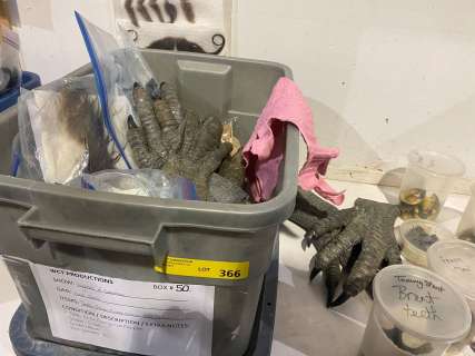 Lot 366 - Hauk People Misc. Special effect Pieces - from "Legends Of Tomorrow"