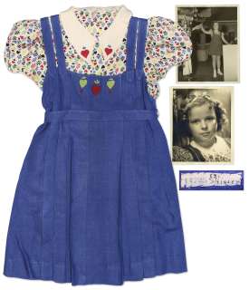 Shirley Temple Screen-Worn Heart Dress From 1938 Film ’’Just Around the Corner’’ | Nate Sanders