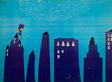 A cel from the opening credits of Bewitched | Bonhams