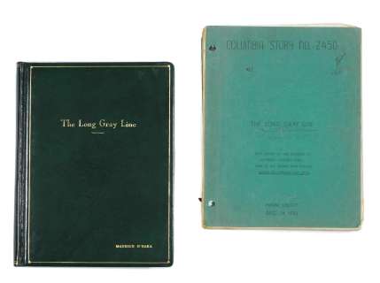Maureen O’Hara’s annotated screenplay of The Long Gray Line and her bound presentation copy of the screenplay | Bonhams