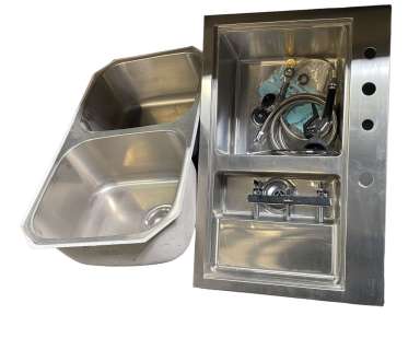 Group of 2 stainless steel sinks (from The Good Doctor show) | Direct Liquidation