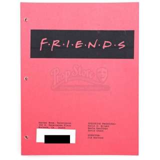 Friends | Original Script for "The One with Mrs. Bing" | Propstore