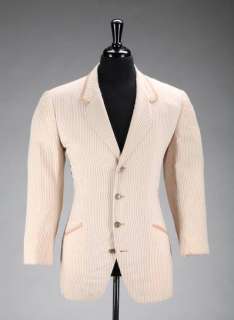 JAMES STEWART SEERSUCKER SUIT JACKET FROM CHEYENNE AUTUMN | Julien’s