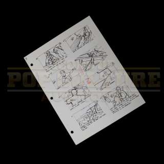 Back to the Future - Original Production Used Storyboard Print - 54-59 | Icons of Pop Culture