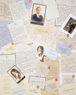 Michelle Dockery (as Lady Mary) and Dan Stevens (as Matthew Crawley): A selection of letters and ephemera production made by Downton Abbey’s Graphics Department Season 2 onwards, based on the screen matched originals Qty | Bonhams
