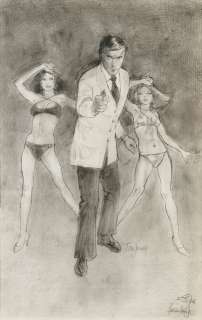 2 artworks The Man with the Golden Gun by Tom Jung | Profiles in History