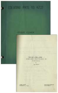 Moe Howard’s Personally Owned Three Stooges’ Columbia Pictures Script for Their 1955 Film, ’’Hot Ice’’ -- With Moe’s Handwritten Edits Throughout, Including His Signature | Nate Sanders