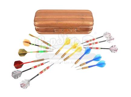 STAR TREK: DEEP SPACE NINE (TV SERIES, 1993-1999) - Lot 630 - Quark‘s (Armin Shimerman) Disruptor Pistol Box and Bar Dart Sets