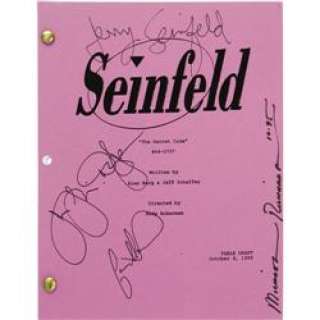 Lot 21443 - Seinfeld Cast Signed Script