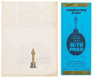37th Academy Awards Presentation Program | Nate Sanders