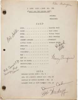 I Love Lucy Original Television Script Signed by Writers, Crew, and Cast Members.... | Heritage