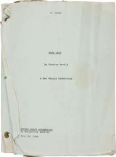 An Annotated Working Script from "True Grit." | Heritage